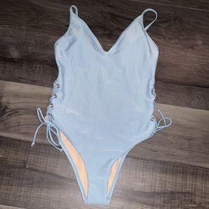 One-Piece bathing suit light Blue size M